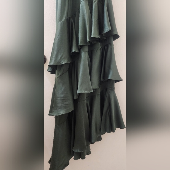 Zimmermann Elegant Green Sleeveless Dress, Size Small, Silk. Without Belt. - Picture 3 of 10